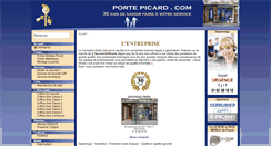 Desktop Screenshot of porte-picard.com